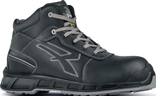 U.POWER Sicherheitsstiefel Gaynor Gr.44 W.11 schwarz-grau S3S CI FO SR ESD