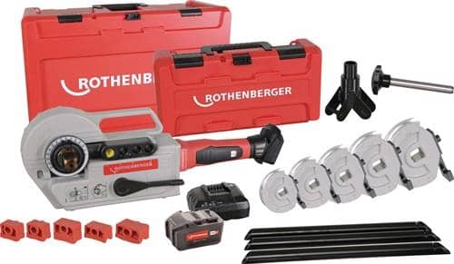 ROTHENBERGER Akku-Rohrbiegegeräteset ROBEND® 4000 E 1/2-5/8-3/4-7/8-1 1/8 Zoll Typ:CAS