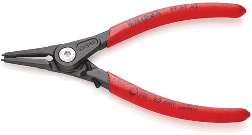 KNIPEX Präzisionssicherungsringzange A 1 f.Wellen D.10-25mm m.Spreizbegrenzung