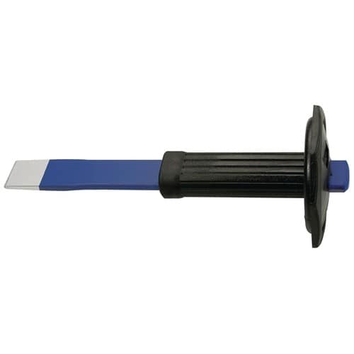 TECWERK Schlitz-/Flachmeißel Schneiden-B.26mm 26x7mm m.Handschutz CV-Stahl TECWERK