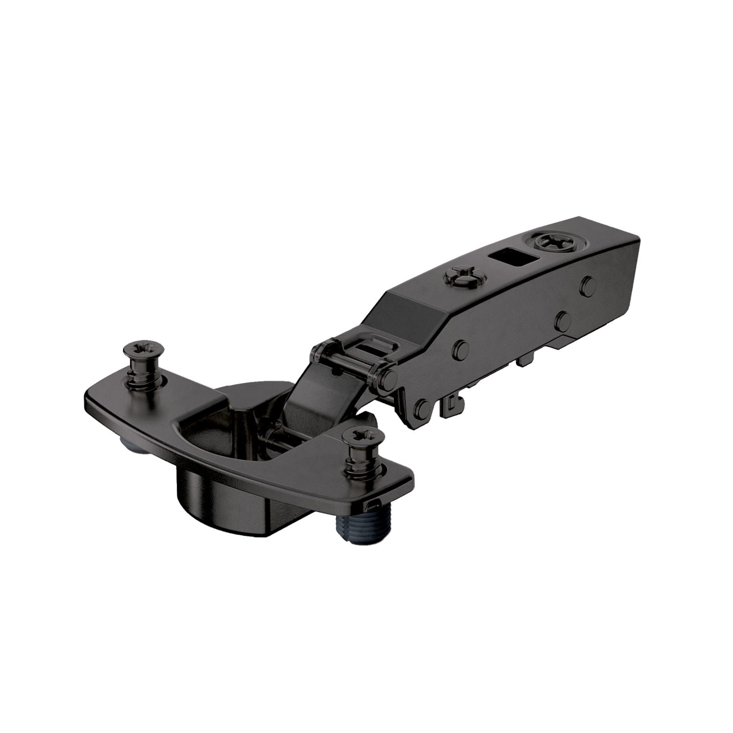 HETTICH Sensys Dicktürscharnier, Türdicke bis 32 mm, ohne Schließautomatik (Sensys 8661), obsidianschwarz, 9091786