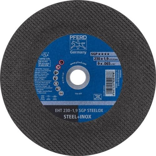 PFERD TOOLS Trennscheibe SGP STEELOX D230x1,9mm ger.INOX Bohr.22,23mm PFERD