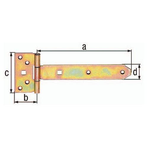GAH Kreuzgehänge L.242 x 44xB.92 x 34xS.3mm VA Edelstahl GAH