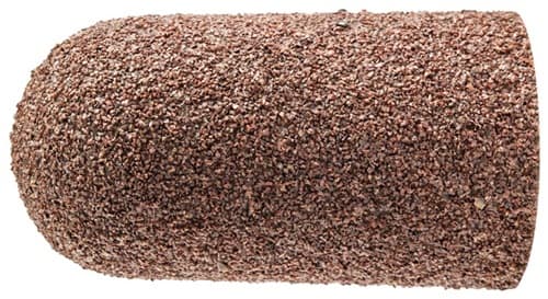PFERD TOOLS Schleifkappe POLICAP D5xH15mm K.80 KEL-Rundkegel braun PFERD