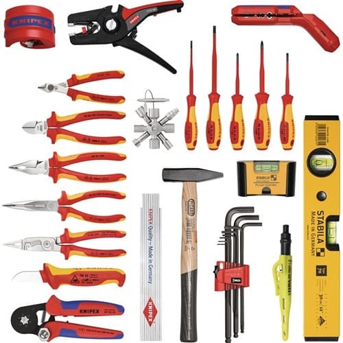 KNIPEX Werkzeugsortiment Modular X18 Elektro 23-tlg.Rucksack KNIPEX