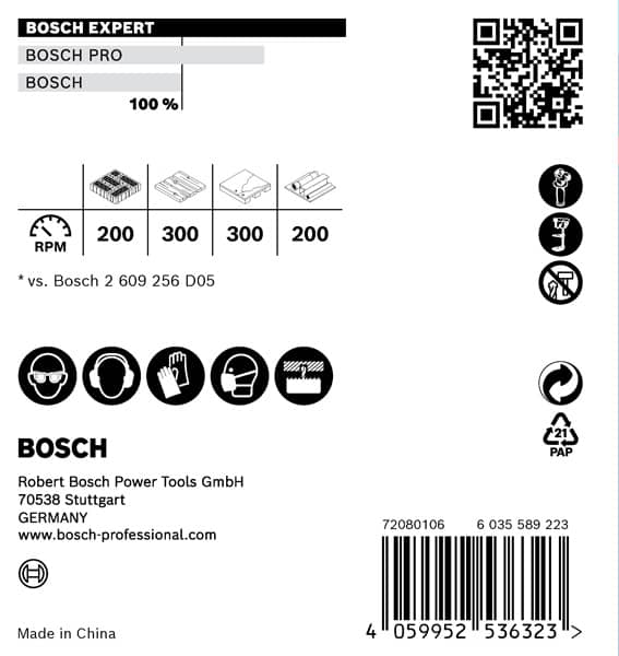 BOSCH EXPERT Construction Material Lochsäge, 140 x 60 mm. Für Dreh- und Schlagbohrer