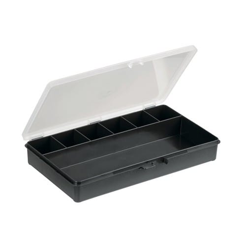 RAACO Sortierkasten B.271xT.173xH.41mm7feste Fächer Box 7L