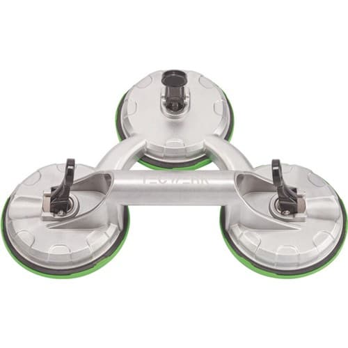 TECWERK Saugheber Trgf.100kg Kopf-D.118mm 3 Köpfe Alu TECWERK