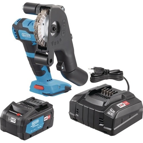 BAIER Akku-Mauernutfräse ABDN 20-PV Set 18V 8Ah Fräs-T.22mm Fräs-B.15mm