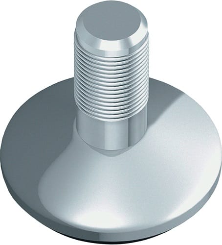 ALFER ELEMENT SYSTEM Reg.Schrau.11606-00001 STA chrom M 10 Möbelfuß 30kg ALFER ALUMINIUM