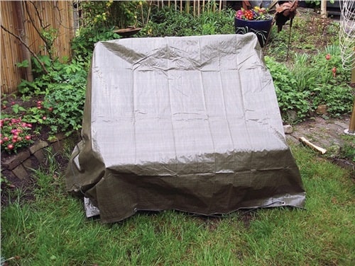 NOW Gewebeplane Super Tarp B.3000xL.4000mm olivgrün G.160g/m²