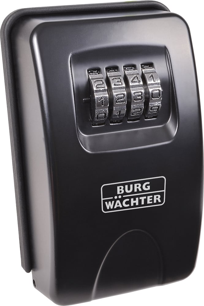 BURG-WÄCHTER OB-Schlüsseltresor, KeySafe 20 SB, mit Zahlenschloss, Zinkdruckguss sw lackiert, 38000