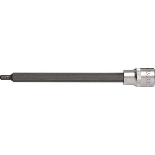 TECWERK Steckschlüsseleinsatz 1/2 Zoll Innen-6-kant SW 5mm L.180mm TECWERK