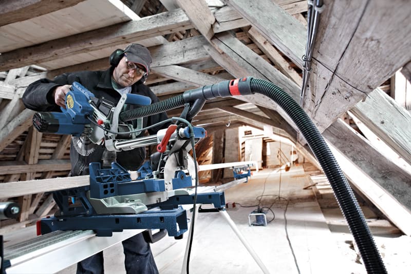 BOSCH Paneelsäge GCM 8 SJL, mit Kreissägeblatt 216 x 30 mm