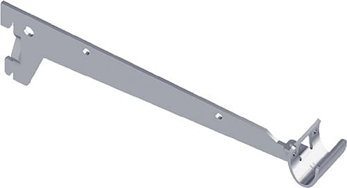 ALFER ELEMENT SYSTEM Konfektionsträger L.250mm p.Träger 30kg STA weiß