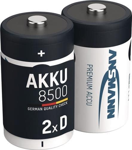 ANSMANN Akkuzelle maxE 1,2 V 8500 mAh R20-D-Mono HR20 2 2St./Blister ANSMANN