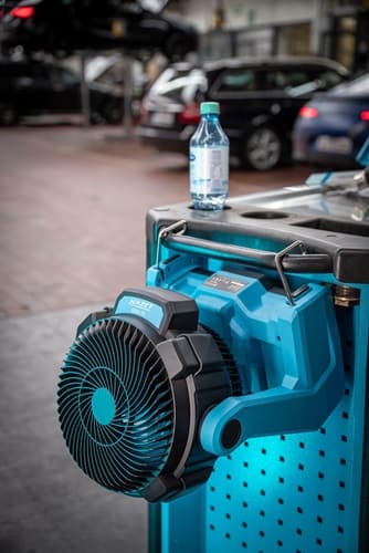 HAZET Akku-Ventilator 9544-10 H.400mm 230V blau HAZET