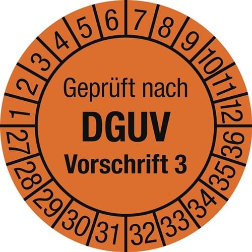 Nordwest Mehrjahresprüfplakette D.30mm J.2027-2036 Folie Btl.a 100 St.