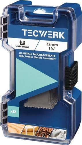 TECWERK Tauchsägeblätter B.32mm Eintauch-T.51mm 1 St.Univ.TECWERK