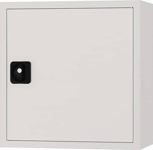 BEDRUNKA+HIRTH Hängeschrank H600xB600xT200mm Vollblechtür lichtgrau/lichtgrau