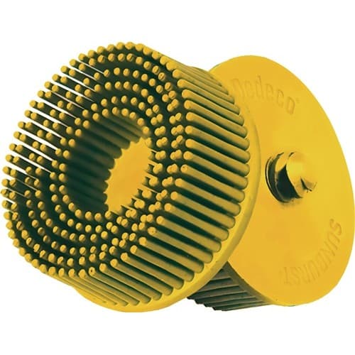 TYROLIT Radialbürstenscheibe Sunburst D.51mm K.80 A80 CRS B.51 gelb 25000min-¹ TYROLIT