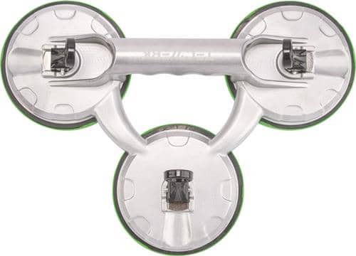 TECWERK Saugheber Trgf.100kg Kopf-D.118mm 3 Köpfe Alu TECWERK
