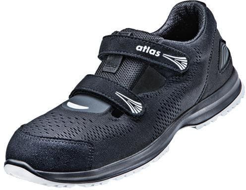 ATLAS Sicherheitssandale RUNNER 145 ESD Gr.47 W.10 black/white S1P SRC EN20345 ATLAS
