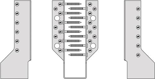 SIMPSON STRONG TIE Balkenschuh BSN80/120 2mm STA TZN