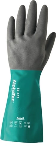Chemikalienhandschuhe AlphaTec 58-435 EN 388, EN 374, EN 1149 PSA-Kategorie III ANSELL