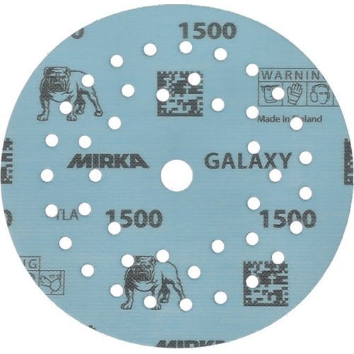 MIRKA Haftschleifscheibe GALAXY Grip Multifit 125mm K.1500 f.HO/Metall/Lack/Ku.
