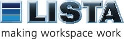 LISTA Werkbankfuß verstellb.H700-1050xBmm lichtblau