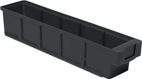 LA-KA-PE Regalkasten L400xB93xH83mm schwarz PP 16 St/Karton