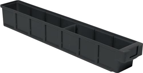 LA-KA-PE Regalkasten L600xB93xH83mm schwarz PP 16 St/Karton