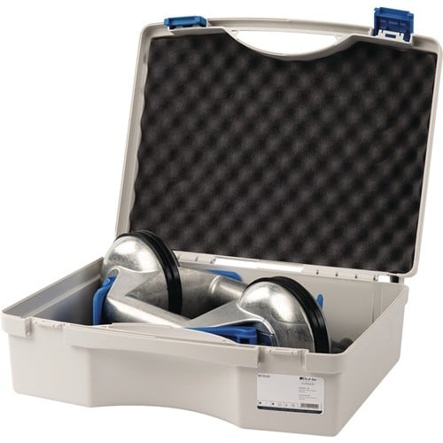 VERIBOR Saugheber-Set Trgf.60kg Kopf-D.120mm 2 Köpfe Alu.2 St./Set VERIBOR