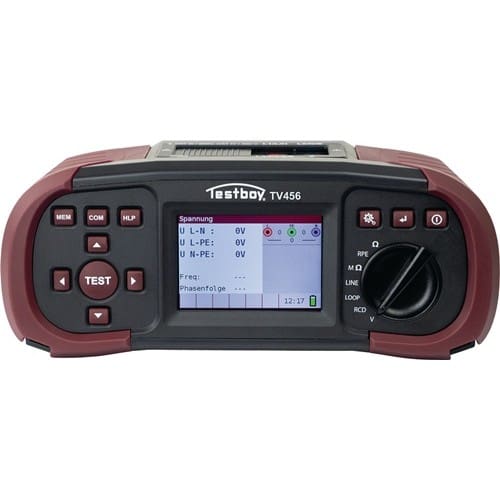 TESTBOY Installationsprüfgerät TV 456 z.Prüfung elektrischer Anlagen TESTBOY