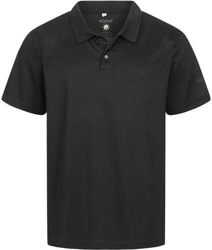 Herrenpoloshirt TINEO Gr.XXXL schwarz ELYSEE