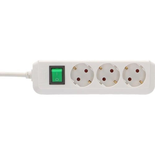 BRENNENSTUHL Steckdosenleiste Eco Line 16 A 250 V Steckd.3 m.Schalter 1,5m H05VV-F 3x1,5 mm²