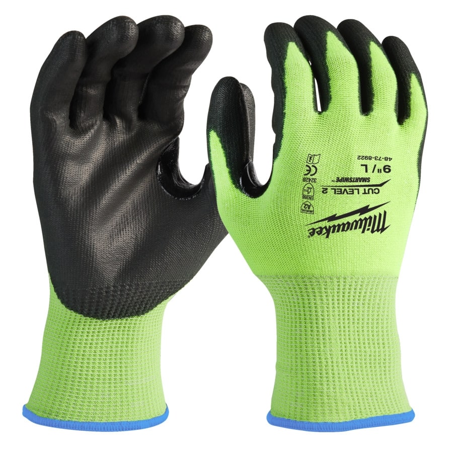 MILWAUKEE Größe 7 (S) Hi-Vis Schnittschutzhandschuhe Klasse 2/B