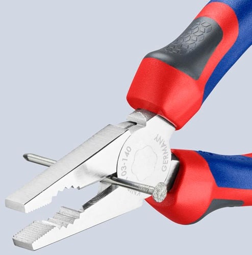 KNIPEX Kombizange L.140mm verchr.Comfort-Griff KNIPEX