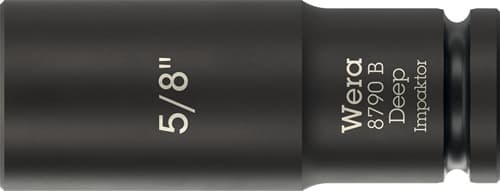 WERA Steckschlüsseleinsatz 8790 B Impaktor Deep 3/8 Zoll 5/8 Zoll L.63mm WERA