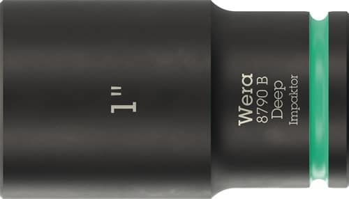 WERA Steckschlüsseleinsatz 8790 B Impaktor Deep 3/8 Zoll 13/16 Zoll L.63mm WERA