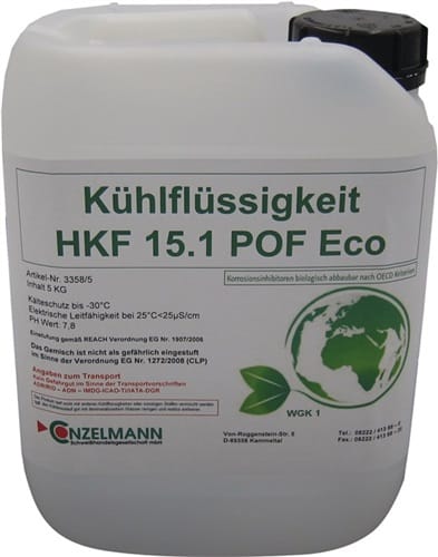 CONZELMANN Kühlmittel HKF 15.1 POF ECO 5kg Kanister Frostschutz b.-15GradC CONZELMANN