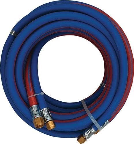 Nordwest Autogenzwillingsschlauch L.5m ID 6/9mm Wandst.5/3,5mm blau/rot