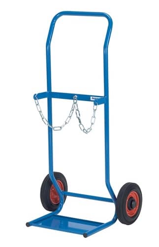 FETRA Stahlflaschenkarre f.Flascheninhalt 2 x 10l Vollgummi-Bereifung Trgf.50kg