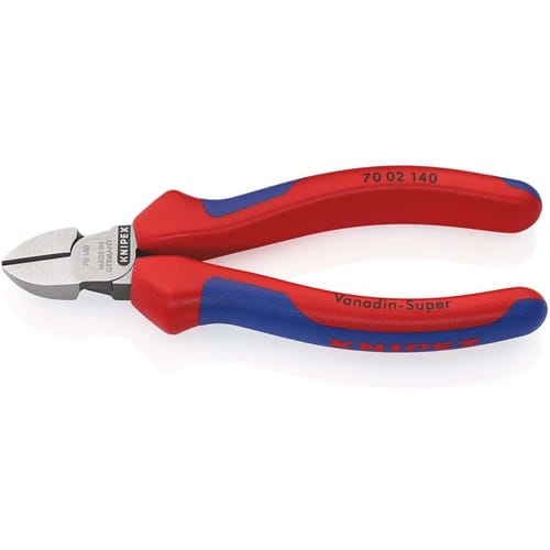 KNIPEX Seitenschneider L.140mm Kopf pol.Mehrkomp.-Hüllen max.1,8mm KNIPEX