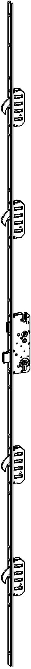 WINKHAUS Mehrfachverriegelung STV U2460 M4, 8/92, Falle Standard, Stahl