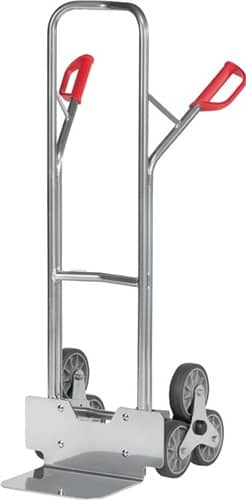 FETRA Treppenkarre H.1300mm Schaufel-Gr.L250xB320mm Alu.3armiger Radstern