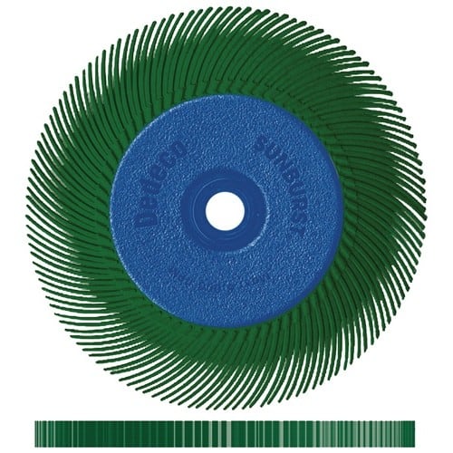 TYROLIT Radialbürste SUNBURST Ø152xB12,7x25,4mm 50 Alox/Korund TYROLIT