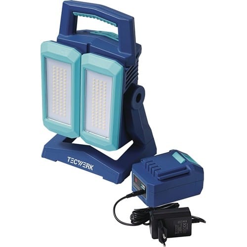 TECWERK LED-Strahler 50 W 800-4500 lm Li-Ion 5200 mAh 14,8V IP54 TECWERK