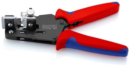 KNIPEX Präzisionsabisolierzange L.195mm 0,14-6 (AWG 26-10)mm² Mehrkomp.-Hüllen KNIPEX